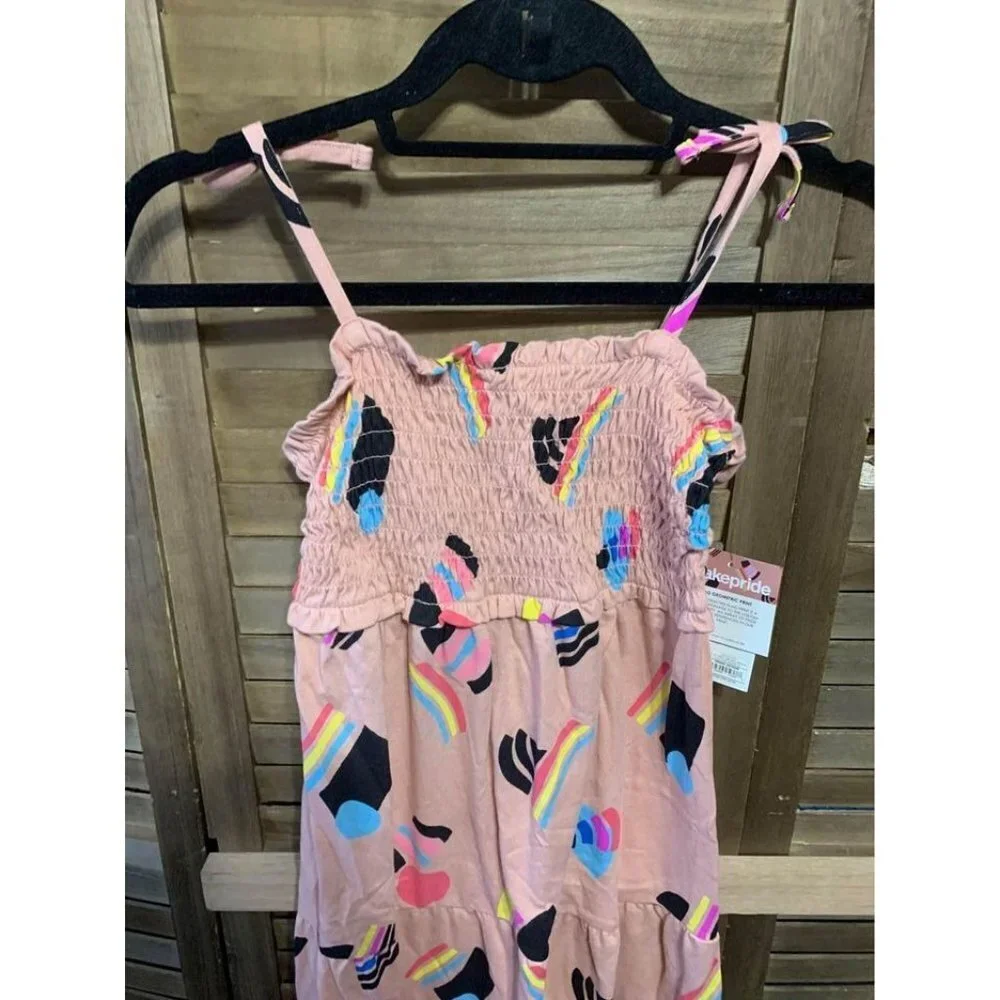 NWT Take Pride Pink Maxi Sun Dress Girls Size Medium